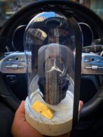 Cam Fanusta Siyah XL Solmayan Gül (BSM-1)