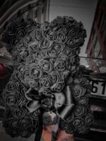 Siyah Büyük Boy Bear Rose