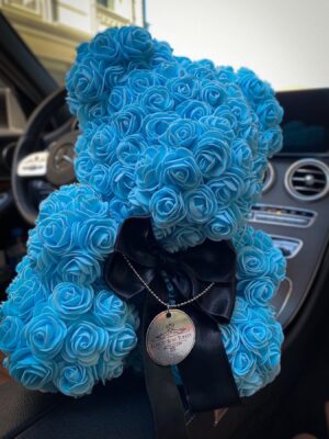 Bebe Mavisi Büyük Boy Bear Rose