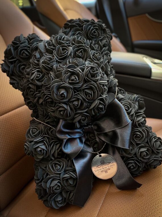 Siyah Büyük Boy Bear Rose
