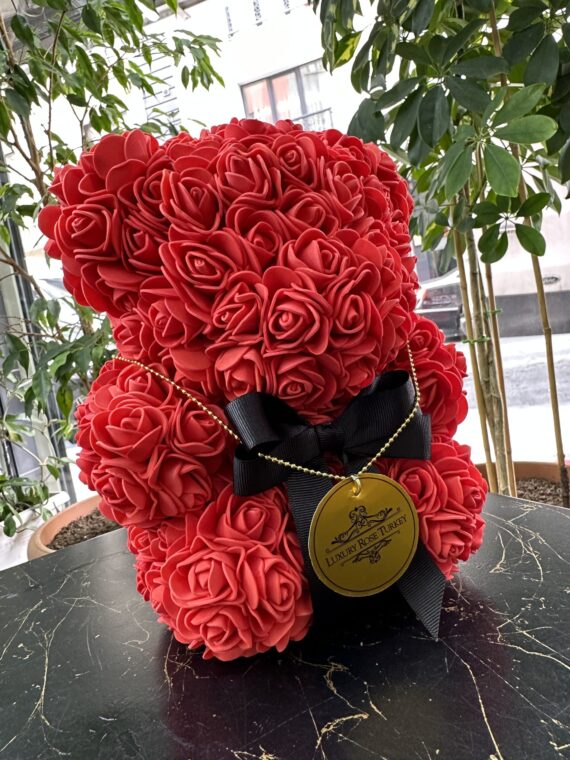 KÜÇÜK BOY ROSE BEAR (Kırmızı)
