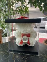 KÜÇÜK BOY ROSE BEAR (Beyaz)