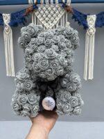 Antrasit Gri Büyük Boy Bear Rose